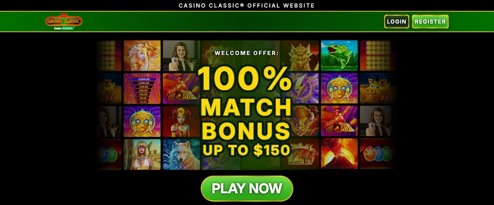 Casino Classic homepage