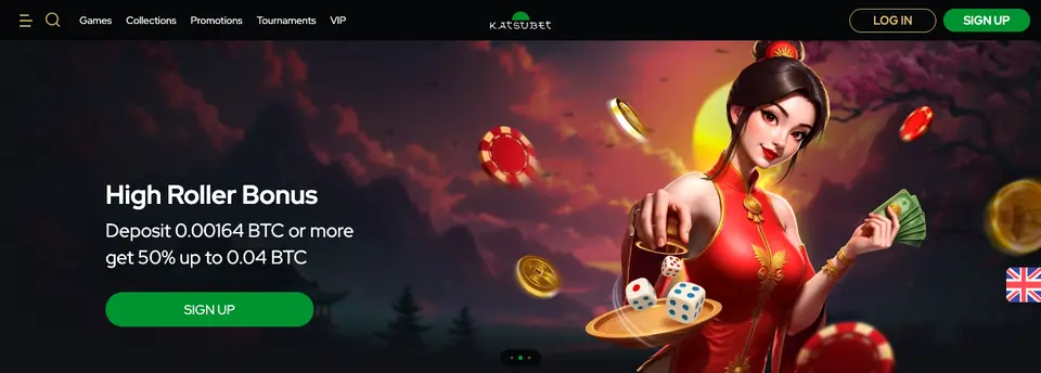 KatsuBet homepage